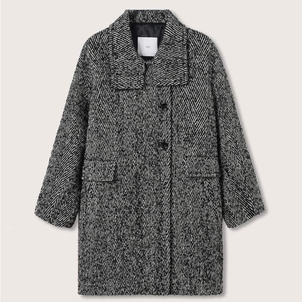 Mango Wool Blend Coat View 3